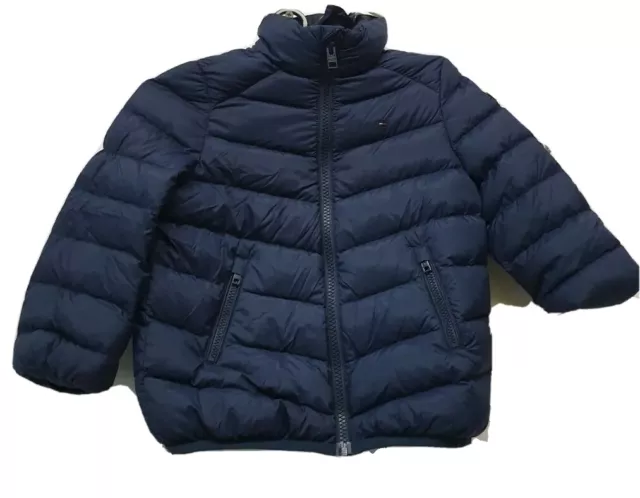 Tommy Hilfiger Kleinkinder leichte Daunenjacke marineblau Größe EU 116 | Ref. CL2#