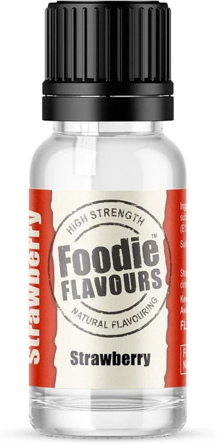 Foodie Flavours Natural Flavouring - 15Ml Bottle - Strawberry