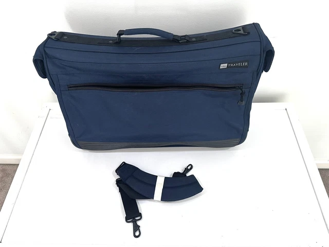 LL BEAN Large Suite Case  Travel “Traveler” Bag Navy Blue Brand New w/o Tags.