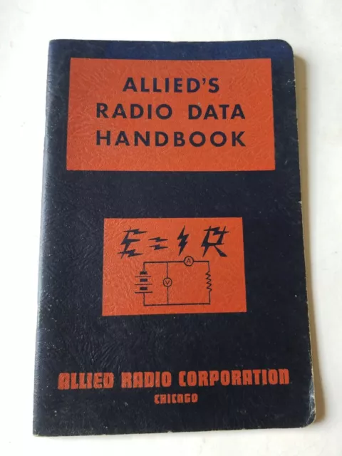 Manuel de données radio vintage 1952 allié référence électronique Nelson Cooke