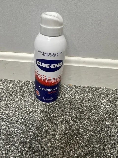 Blue Emu Continuous Pain Relief Spray Back Muscle And Joint Pain Relief 4 Oz
