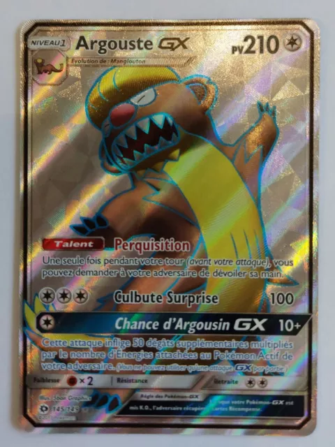 Carte Pokémon Argouste Gx Full Art 145/149 - Ultra - Soleil et Lune de Base - FR