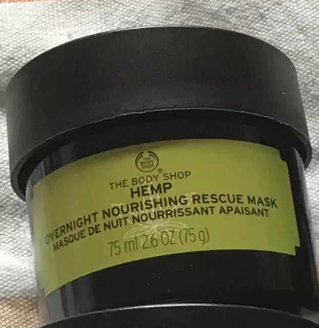 The Body Shop Hemp Overnight Nourishing Rescue Mask NEW VEGAN