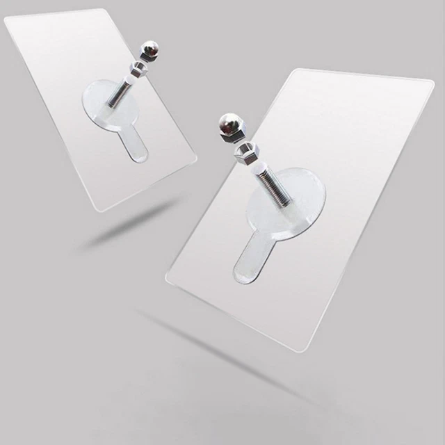5X Wall Hanging Seamless Nails Screw Stickers Punch-Free Hooks Photoes DIY