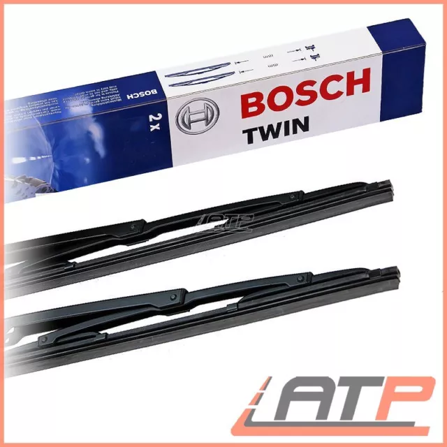 1X Bosch Wiper Set (2 Part) For Opel Vauxhall Corsa A Nova Cc+Box+Tr Ascona