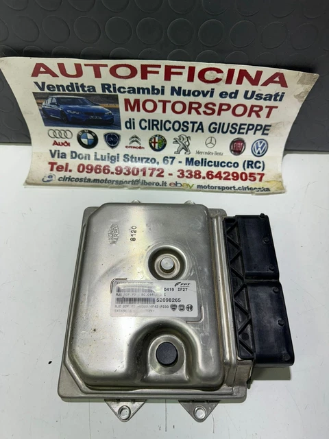 Centralina Motore Fiat Panda Iii (312_319) 1.3 Multijet Euro 6 , 52098265 Centralina Motore Fiat Panda Iii (312_319) 1.3 Multijet Euro 6 , 52098265