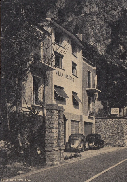 Limone Meublé Villa Historiae lago di Garda cartolina Brescia