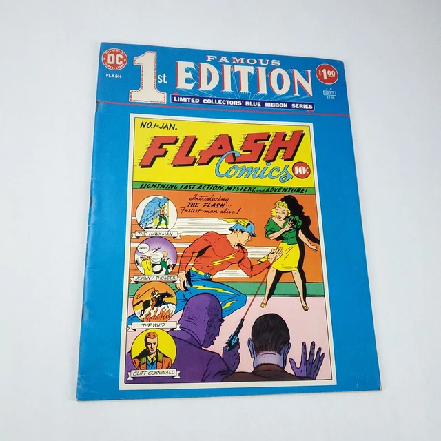Famous First Edition F-8 (1975) Flash Comics #1 Oversized Reprint DC Comics