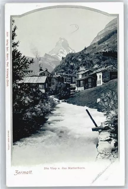 50666011 - Zermatt Die Visp, Matterhorn Wallis / Valais VS