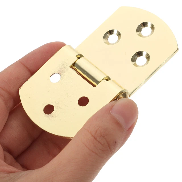 Nuovo 50 X Pianoforte Cerniere Ottonati Acciaio Zincato 300mm X 38mm