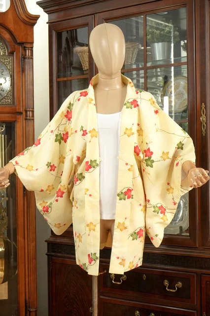 Dear Vanilla Japanese Kimono Haori Jacket For Women Authentic Japan Made Vintage