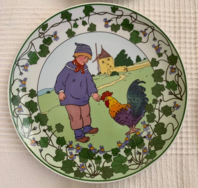 Piatto decorativo Unicef serie "I nostri Bambini" Villeroy & Boch n.4