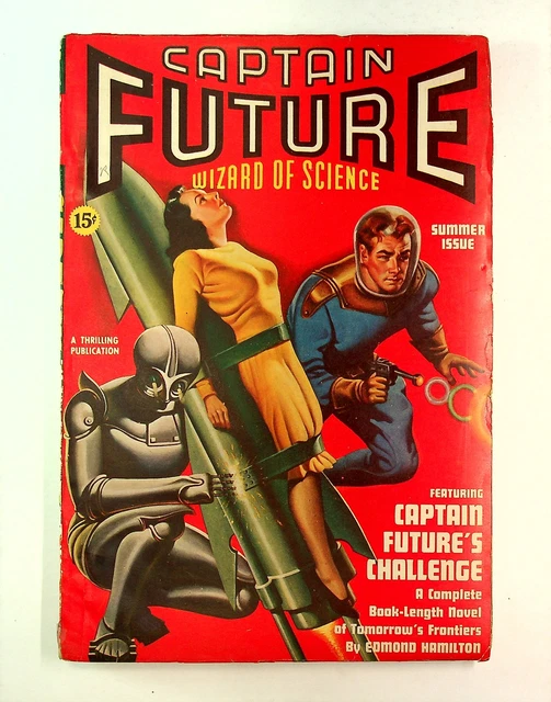 Captain Future Pulp Jul 1940 Vol. 1 #3 FN