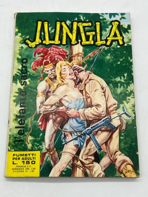 Fumetto Jungla N 18  Edizione Rg Erregi Piu' Che Ottimo