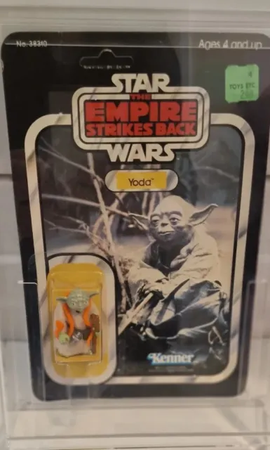 Vintage Kenner Star Wars, Yoda, Serpente Arancione, - 32 Bk Jedi Master