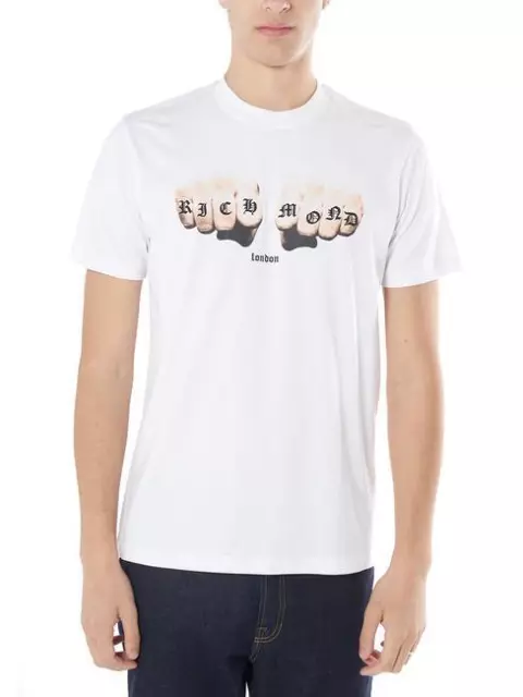 T-Shirt JOHN RICHMOND Juliocesar Tshirt Coton Whitea XXL Choix = P Blanc