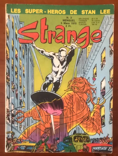 STRANGE N°3  EO Editions LUG 03/1970  TBE/Very Fine