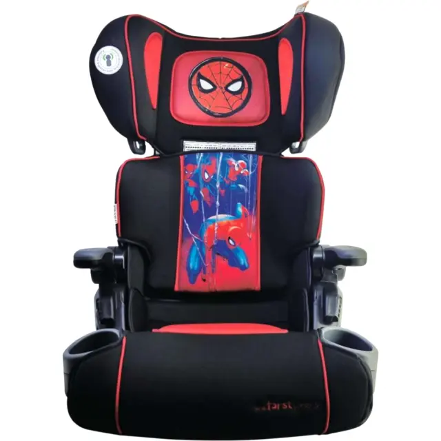 Spiderman Car Booster Seat Ultra Kids Toddler Cup Holders The First Years Red
