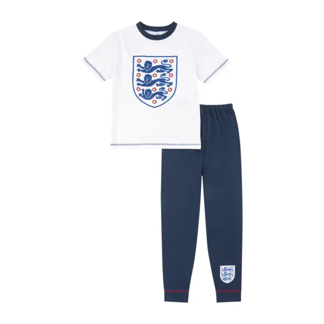 England FC Boys Pyjamas PJ Set, Official World Cup 2022 England Merchandise