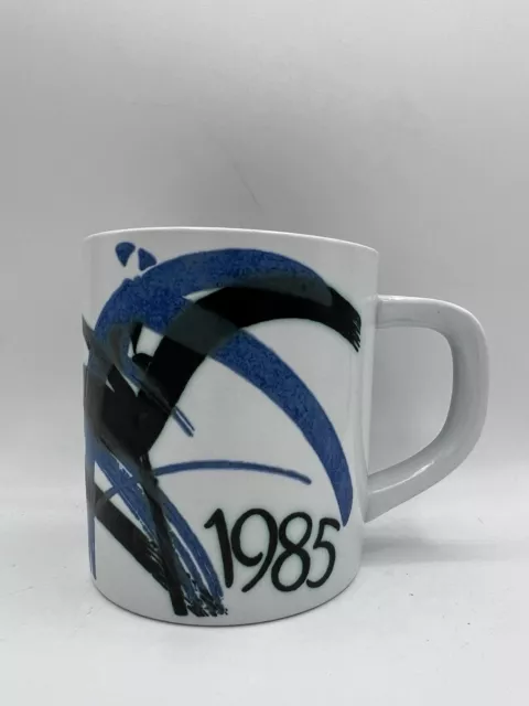 Vintage ROYAL COPENHAGEN Denmark FAJANCE Annual 1985 Coffee Cup Mug