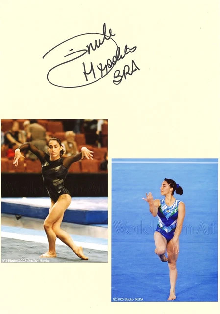Daniele Hypolito  Brasilien  Turnen 2.WM 2001  Karte original signiert WL 340844