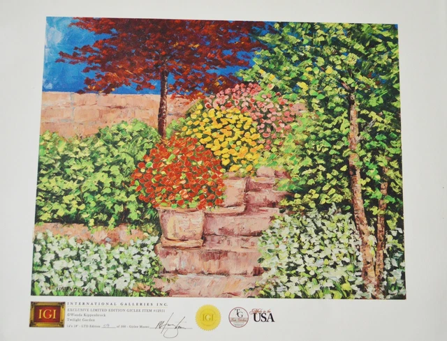 Wanda Kippenbrock Giclée Lienzo Estampado Arte Igi Internacional Galería Jardín