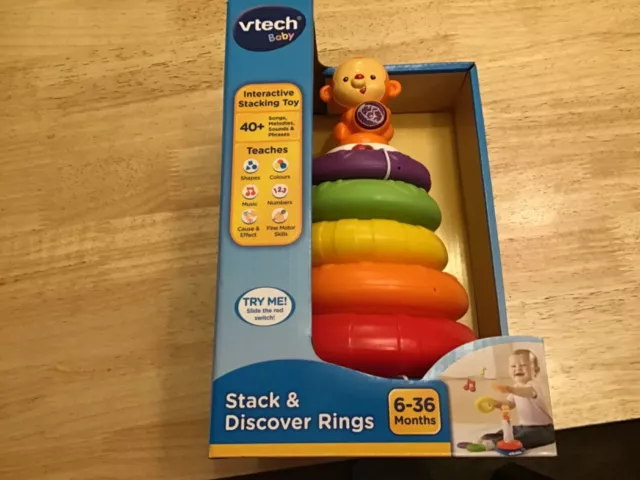 Vtech baby stack and discover best sale rings
