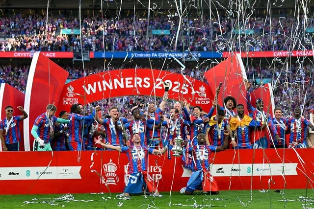 CRYSTAL PALACE FC FA Cup Winners Champions 2025 Photograph Picture £6. ...