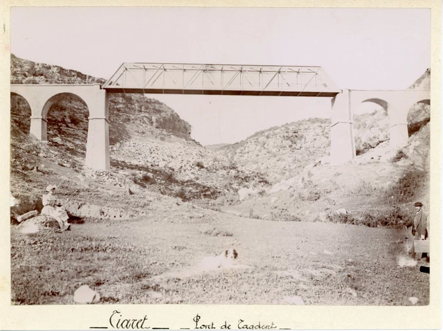 Tirage Photographique Vintage Algérie Tiaret Fête De L'Aïd El Sghir - Citrate Vers 1895 - Format 11x16 Cm
