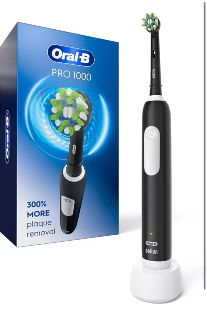 Oral-B Pro 1000 Sensitive Clean Brosse à Dents Électrique - Noire