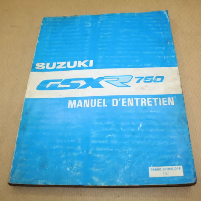 Manuel Revue Technique D Atelier Suzuki Gsx-R 750 1988-1991 Entretien Gsxr Gsx R