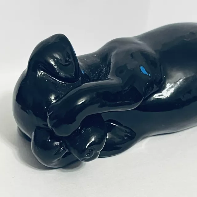 The Danbury Mint Playful Puppies Hide and Seek Figurine Black Lab Labrador Dog