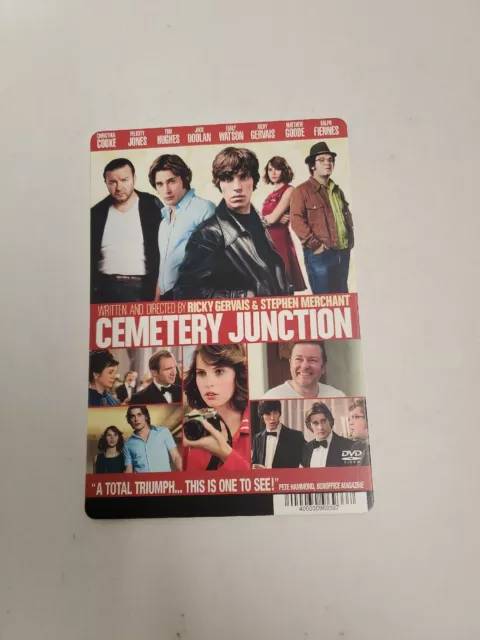 Cemetery Junction BLOCKBUSTER SHELF DISPLAY DVD BACKER CARD ONLY 5.5"X8"
