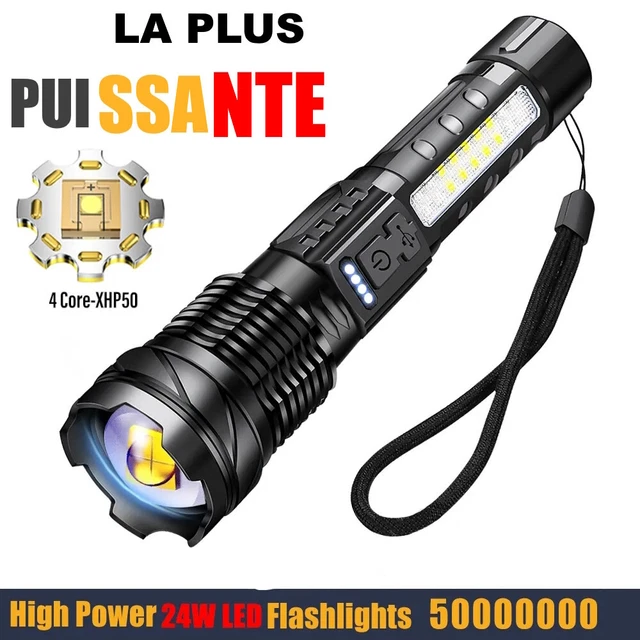 Lampe militaire ultra puissante avec Coffret lampe torche accessoires