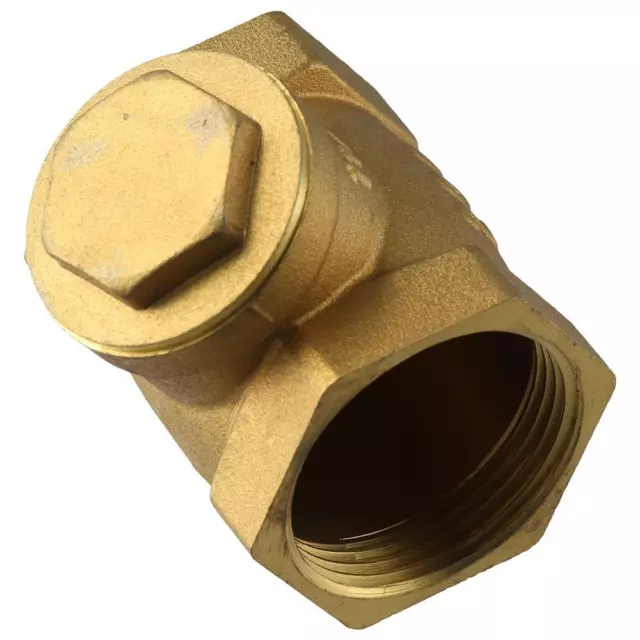 DN32 1-1/4" Check Valve Brass Backflow Valve  Fuel, Oil, Water, Air