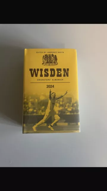 Wisden Cricketers' Almanack 2024 by Lawrence Booth Hardback NEW SEALED