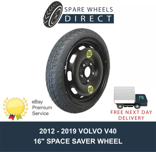 Volvo V40 2012 - 2019 Space Saver Spare Wheel (F1)