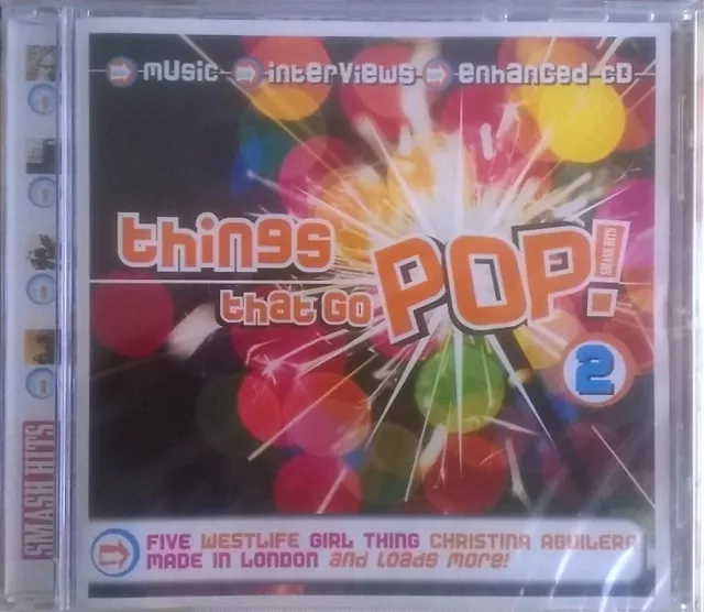 VARIOUS ARTISTS SMASH HITS: THINGS THAT GO POP! 2 ( CD ) Enhanced CD  NEW SEALED