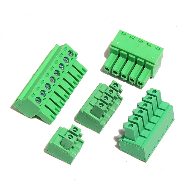 5 Stück PCB Klemmenblöcke 3.81mm - Schraubklemmen Für Leiterplatten 2-6 Pin