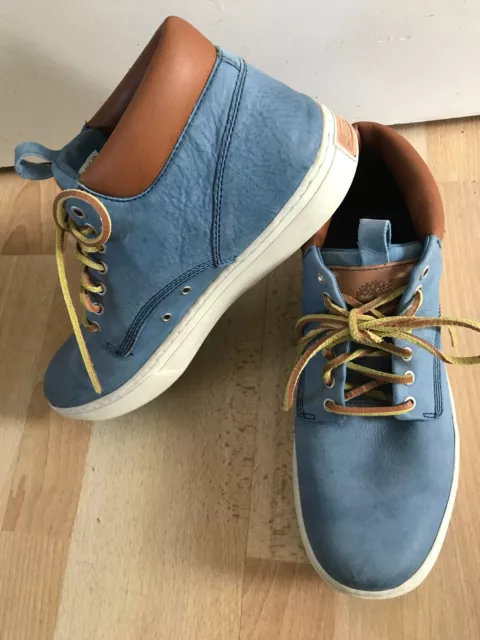 MEN'S TIMBERLAND EARTHKEEPERS Anti-Fatigue Blue Suede Boots - VGC - UK ...