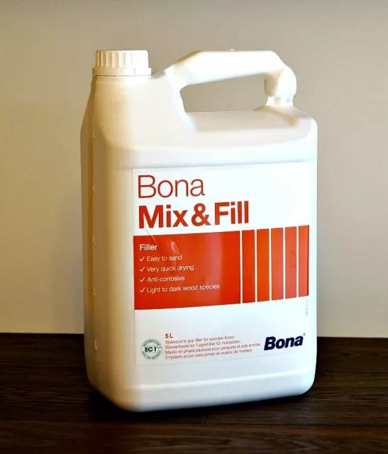 Bona Mix & Fill 5L Fugenkitt, Parkettkitt, Fugenfüller