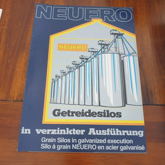 NEUERO Getreidesilos Programmübersicht Schlepper Traktor Prospekt Landmaschinen