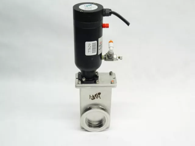 HVA 11510-0203R Model 08-33551 High Vacuum Apparatus Vacuum Pneumatic Gate Valve