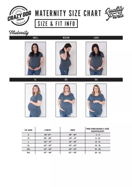 Womens Maternity Shirt Pregnancy Tee Plain Blank Announcement New Baby Bump Top 3