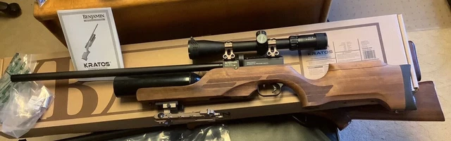 BENJAMIN KRATOS, PCP, Side Lever, Air Rifle Wood .25cal - BPK25W Bipod ...