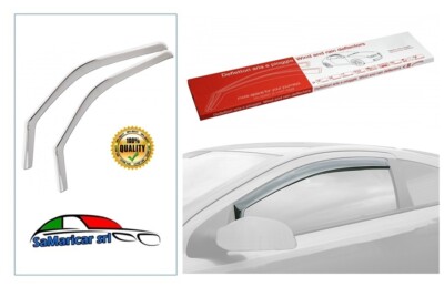 Heko SET 2 DEFLETTORI ARIA  ANTITURBO ANTIVENTO per AUDI A3 8P  3 PORTE  2003-2012 