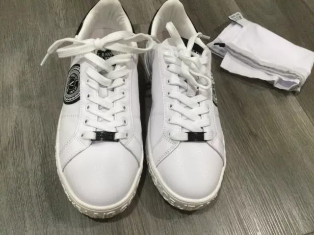 Versace Jeans Couture Sneaker White Men Shoes Size 42 EU