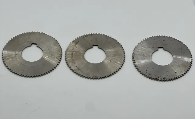 2 3/4” Carbide Slitting Saw, 0.072 , 1” Hole, 72 Teeth Globus Set Of 3