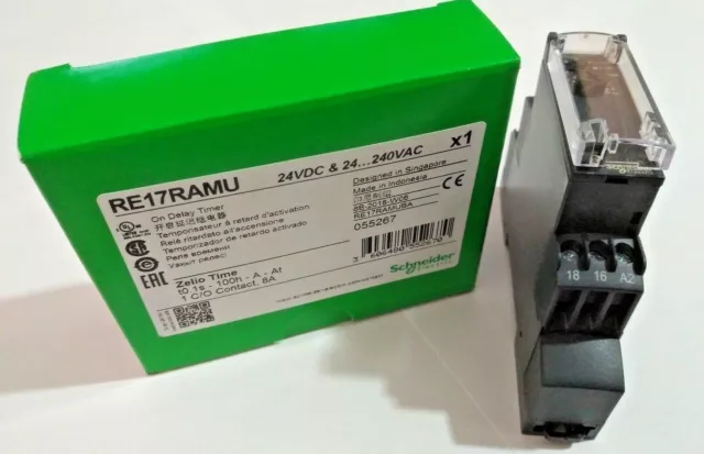 Minuterie électrique Schneider Electric RE17RAMU série 8A Zelio