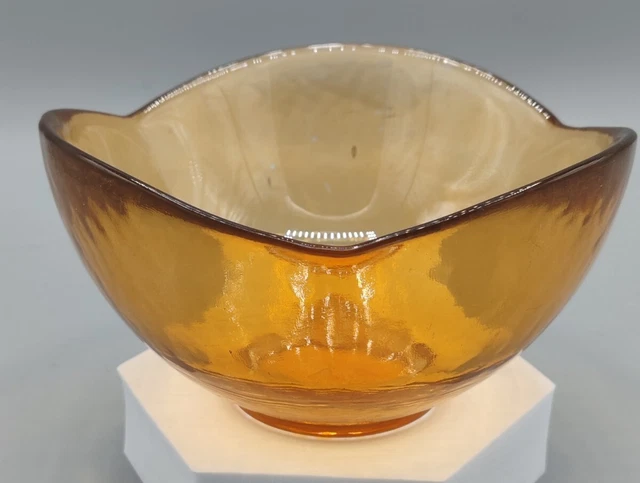 Salader en verre bleu vntage années 70 | Etsy